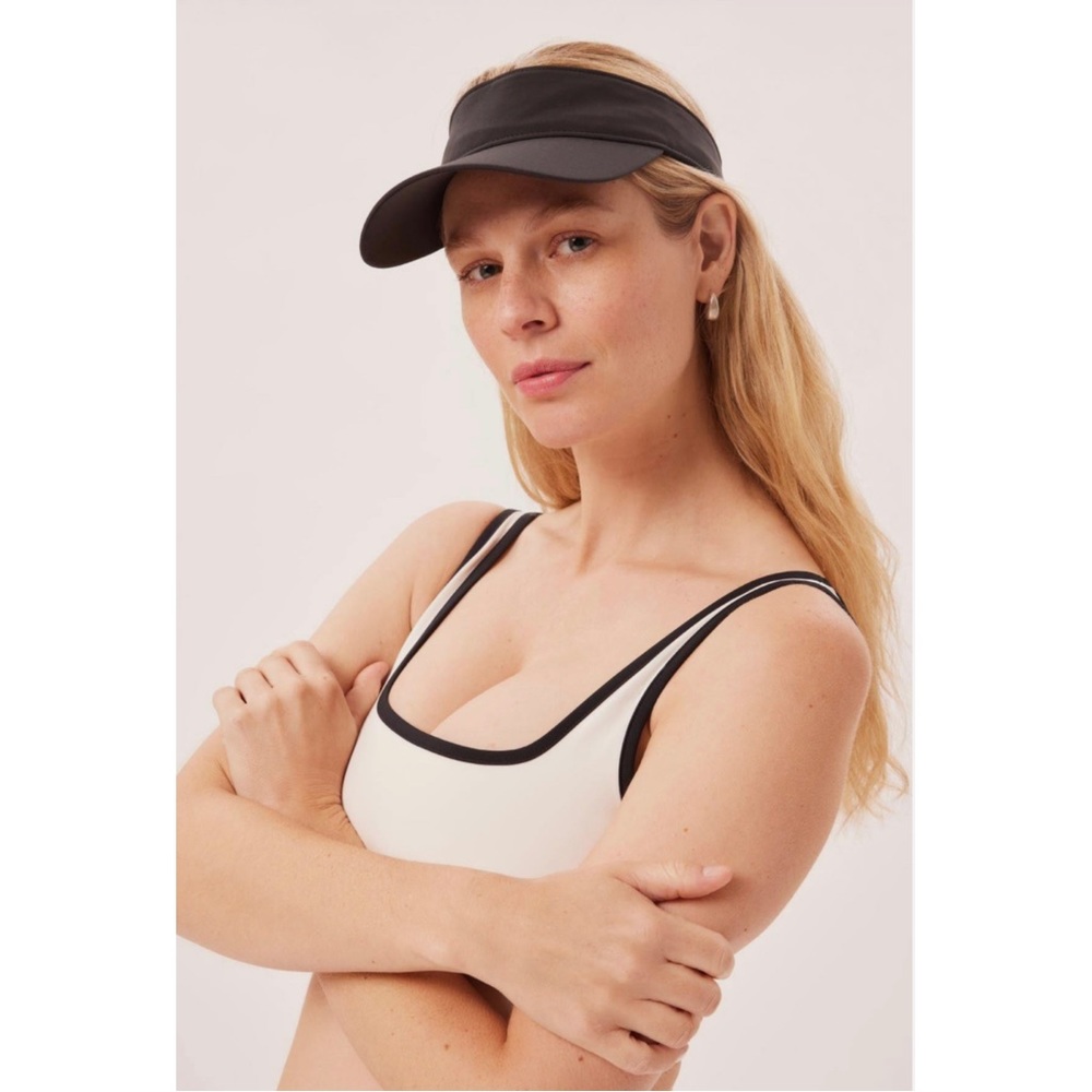 ✨HP!✨ ⏰ Girlfriend Collective Black Recycled Visor NWT